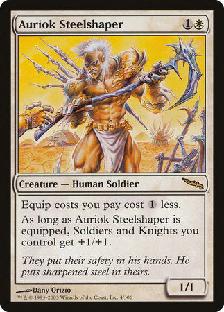 Auriok Steelshaper [Mirrodin] | Exor Games Summserside