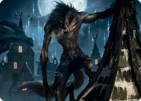 Stalking Predator Art Card [Innistrad: Midnight Hunt Art Series] | Exor Games Summserside