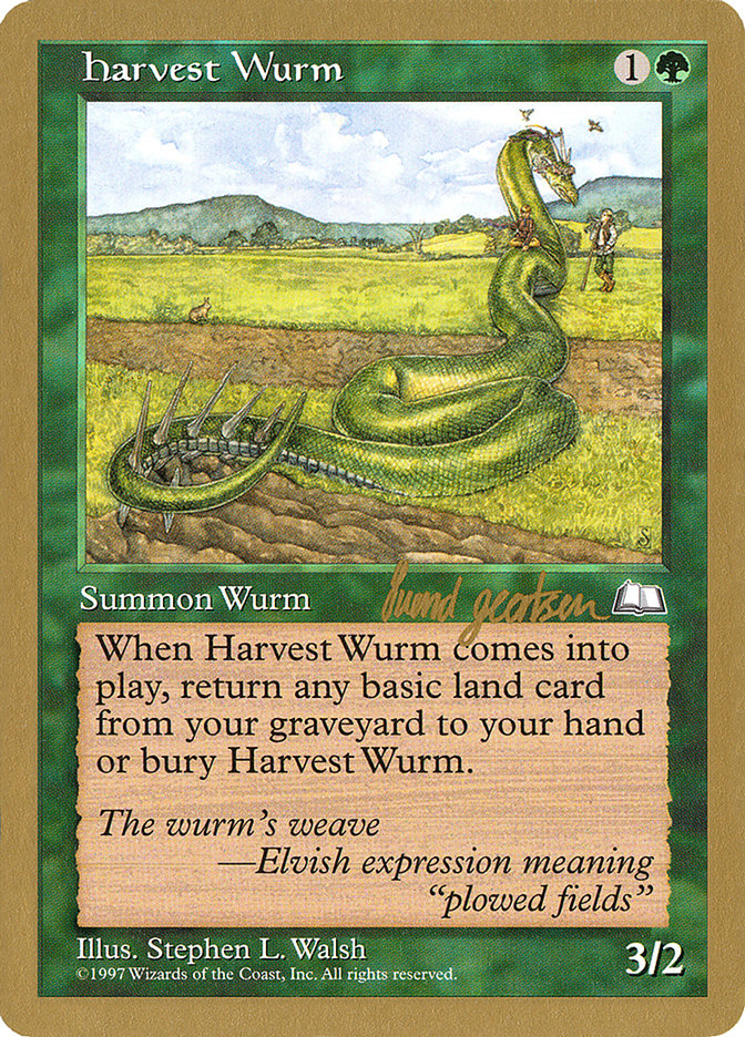 Harvest Wurm (Svend Geertsen) [World Championship Decks 1997] | Exor Games Summserside