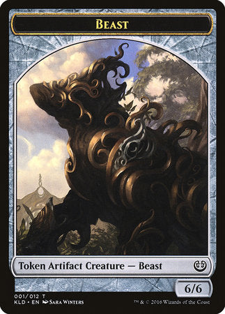 Beast Token (001) [Kaladesh Tokens] | Exor Games Summserside