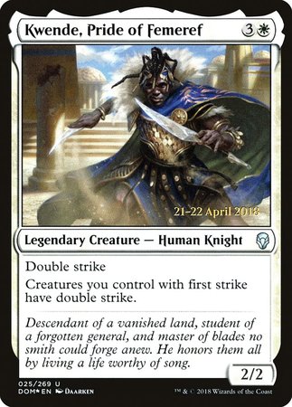 Kwende, Pride of Femeref [Dominaria Promos] | Exor Games Summserside