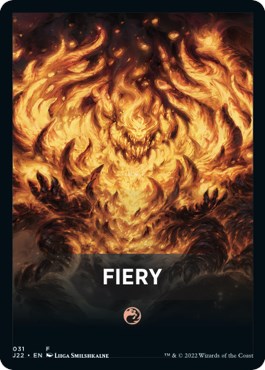 Fiery Theme Card [Jumpstart 2022 Front Cards] | Exor Games Summserside