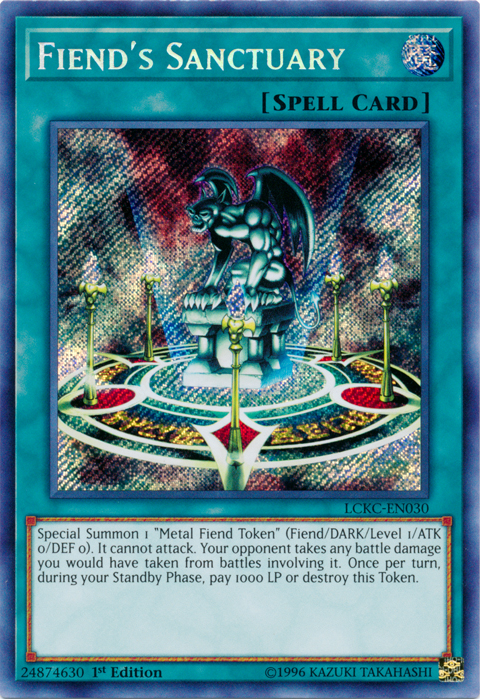 Fiend's Sanctuary [LCKC-EN030] Secret Rare | Exor Games Summserside