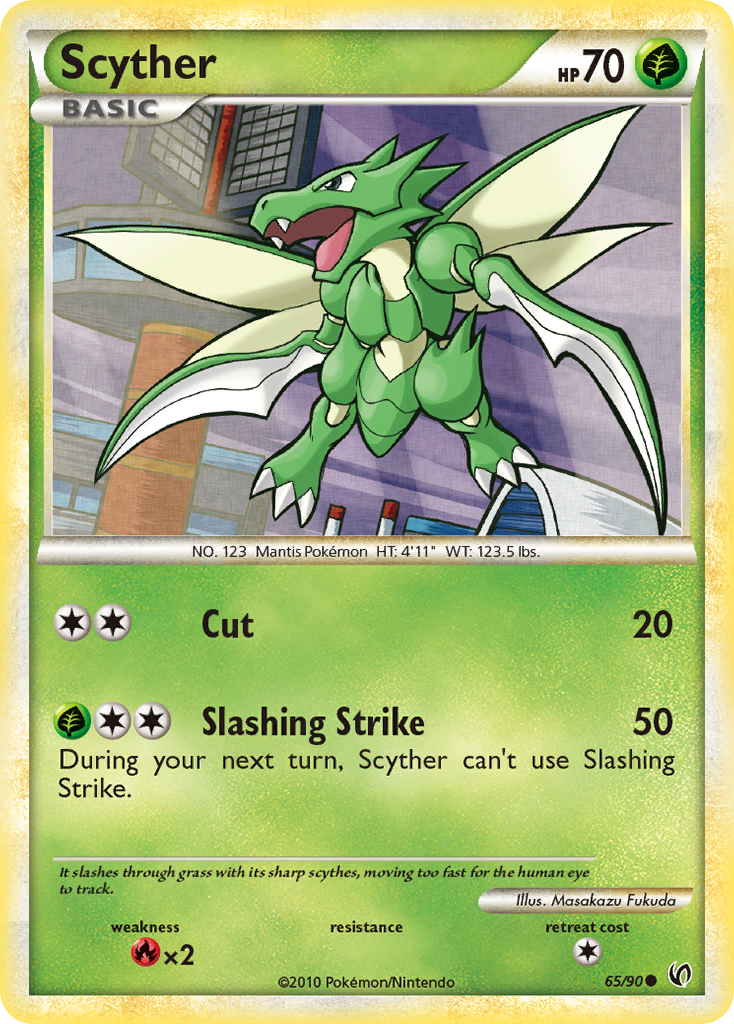 Scyther (65/90) [HeartGold & SoulSilver: Undaunted] | Exor Games Summserside