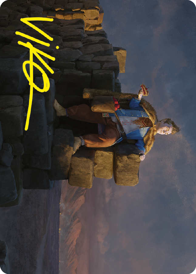 Pippin, Warden of Isengard Art Card (Gold-Stamped Signature) [The Lord of the Rings: Tales of Middle-earth Art Series] | Exor Games Summserside