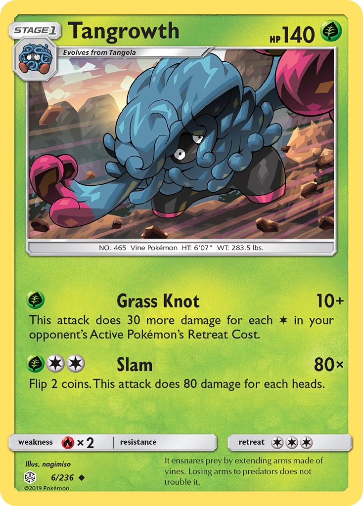 Tangrowth (6/236) [Sun & Moon: Cosmic Eclipse] | Exor Games Summserside