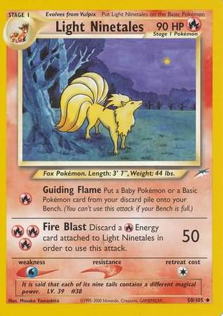 Light Ninetales (50/105) [Neo Destiny Unlimited] | Exor Games Summserside