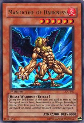 Manticore of Darkness [IOC-067] Ultra Rare | Exor Games Summserside