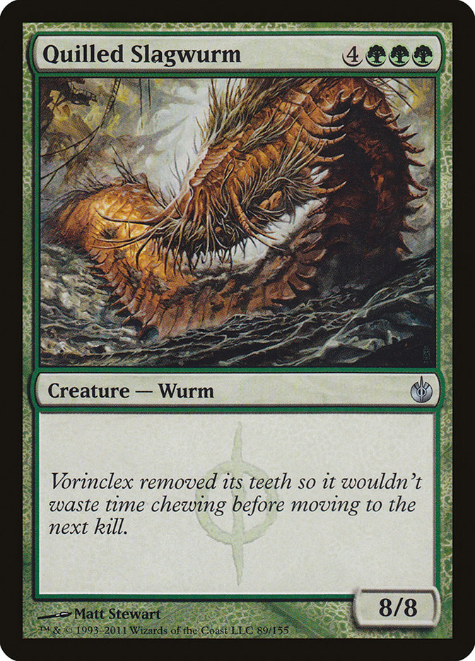 Quilled Slagwurm [Mirrodin Besieged] | Exor Games Summserside