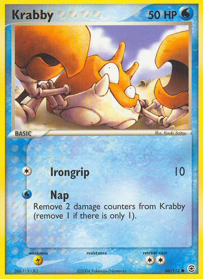 Krabby (66/112) [EX: FireRed & LeafGreen] | Exor Games Summserside