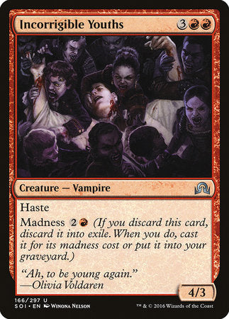 Incorrigible Youths [Shadows over Innistrad] | Exor Games Summserside