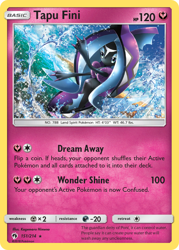 Tapu Fini (151/214) [Sun & Moon: Lost Thunder] | Exor Games Summserside