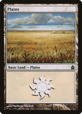 Plains (302) [Commander 2011] | Exor Games Summserside