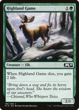 Highland Game [Core Set 2019] | Exor Games Summserside