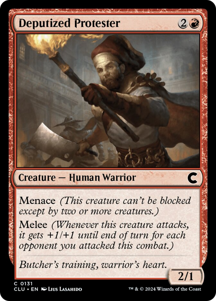 Deputized Protester [Ravnica: Clue Edition] | Exor Games Summserside