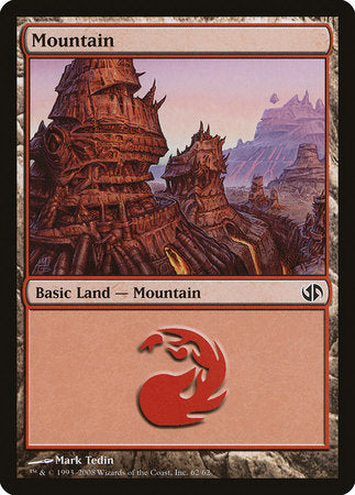 Mountain (62) [Duel Decks: Jace vs. Chandra] | Exor Games Summserside