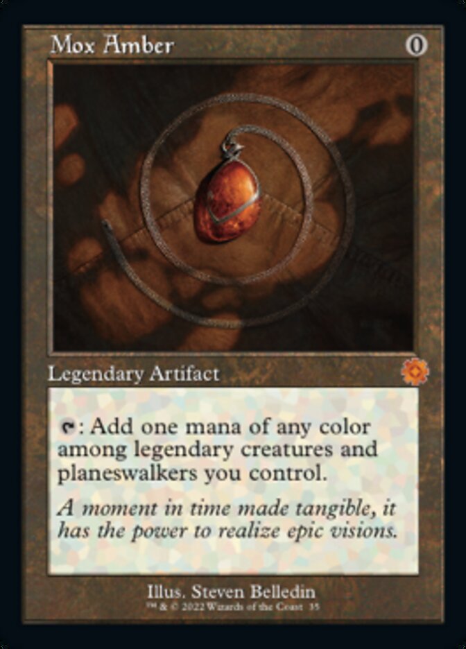 Mox Amber (Retro) [The Brothers' War Retro Artifacts] | Exor Games Summserside