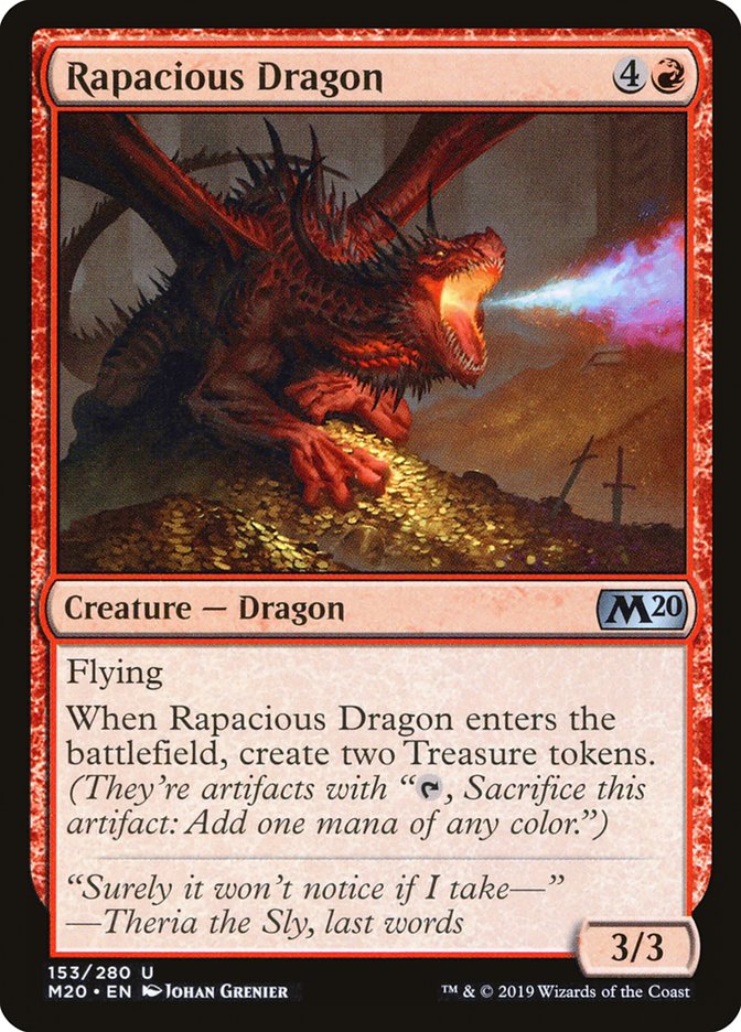 Rapacious Dragon [Core Set 2020] | Exor Games Summserside