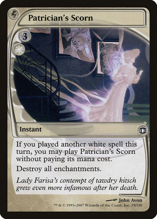 Patrician's Scorn [Future Sight] | Exor Games Summserside