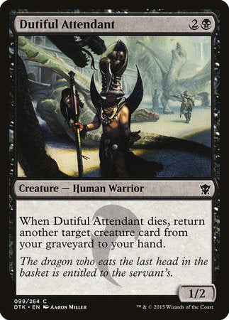 Dutiful Attendant [Dragons of Tarkir] | Exor Games Summserside