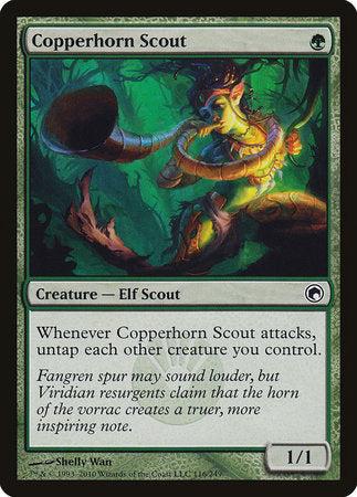 Copperhorn Scout [Scars of Mirrodin] | Exor Games Summserside