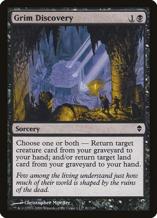 Grim Discovery [Zendikar] | Exor Games Summserside
