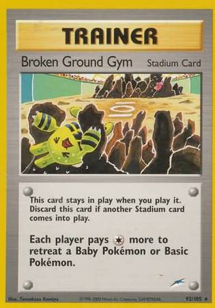 Broken Ground Gym (92/105) [Neo Destiny Unlimited] | Exor Games Summserside