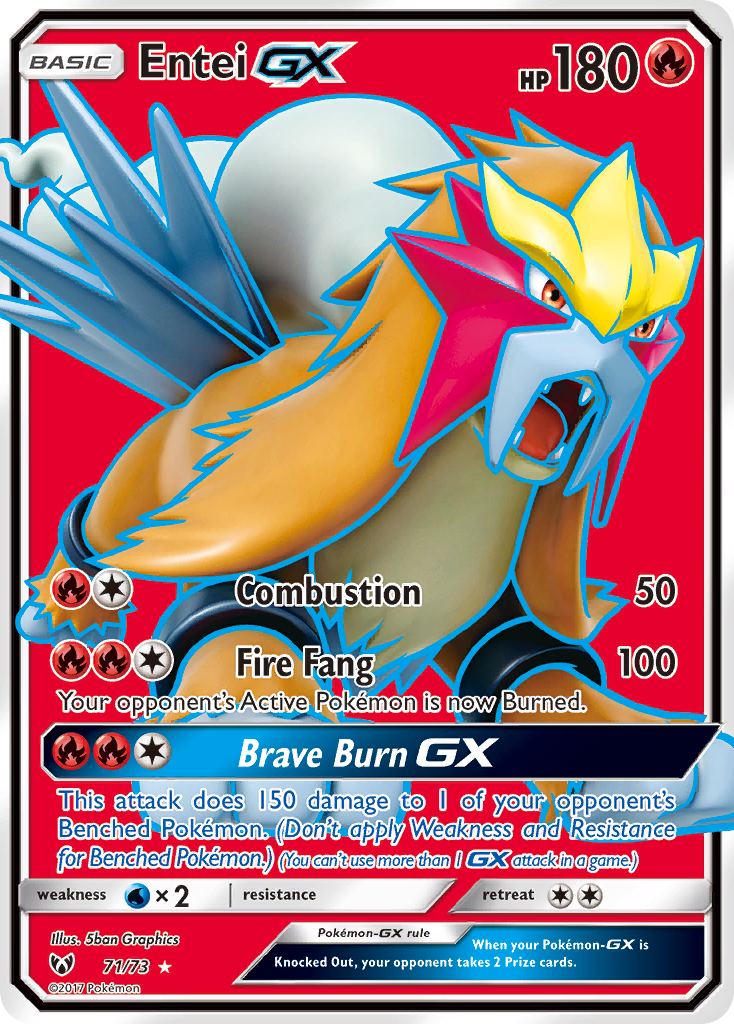 Entei GX (71/73) [Sun & Moon: Shining Legends] | Exor Games Summserside