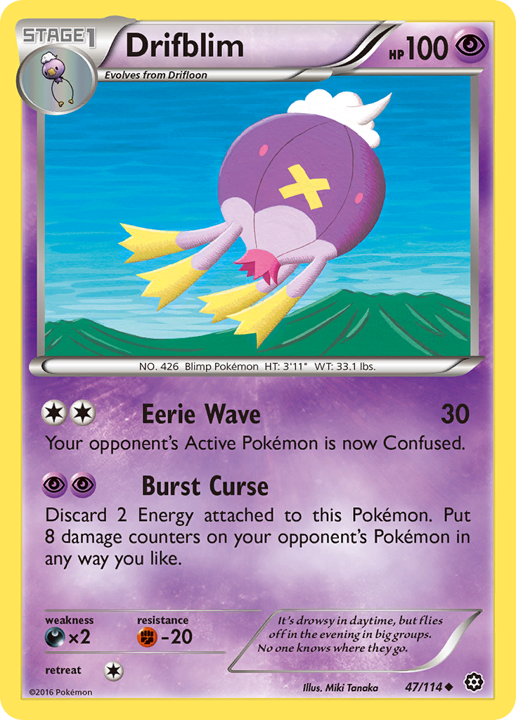 Drifblim (47/114) [XY: Steam Siege] | Exor Games Summserside