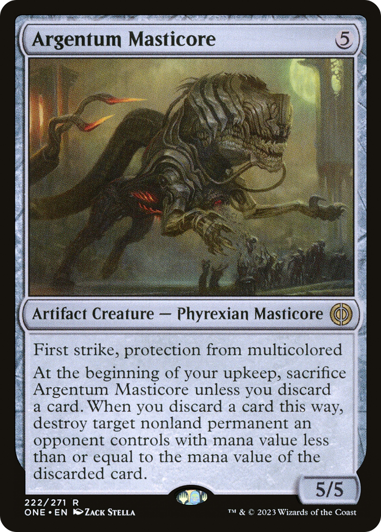 Argentum Masticore [Phyrexia: All Will Be One] | Exor Games Summserside