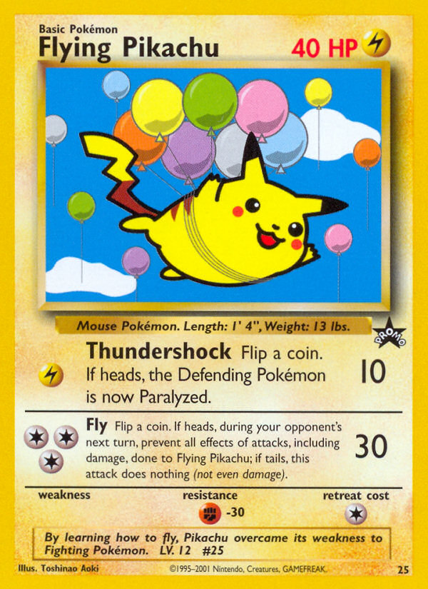 Flying Pikachu (25) [Wizards of the Coast: Black Star Promos] | Exor Games Summserside