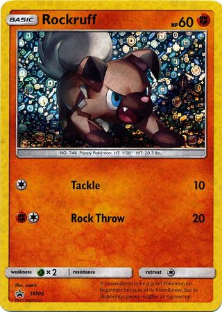 Rockruff (SM06) (General Mills Promo) [Sun & Moon: Black Star Promos] | Exor Games Summserside