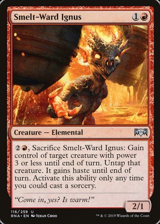 Smelt-Ward Ignus [Ravnica Allegiance] | Exor Games Summserside