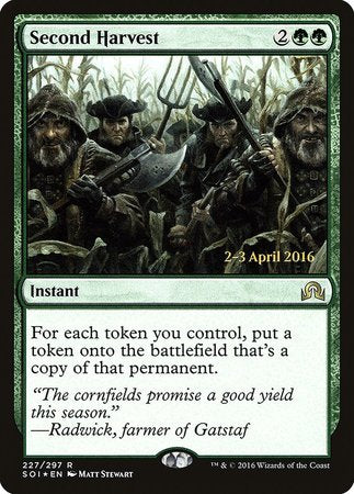 Second Harvest [Shadows over Innistrad Promos] | Exor Games Summserside