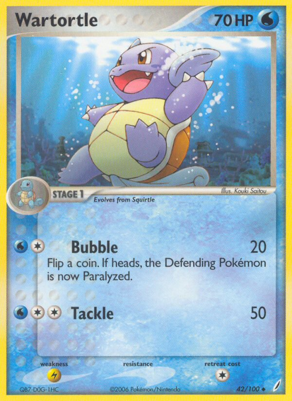 Wartortle (42/100) [EX: Crystal Guardians] | Exor Games Summserside