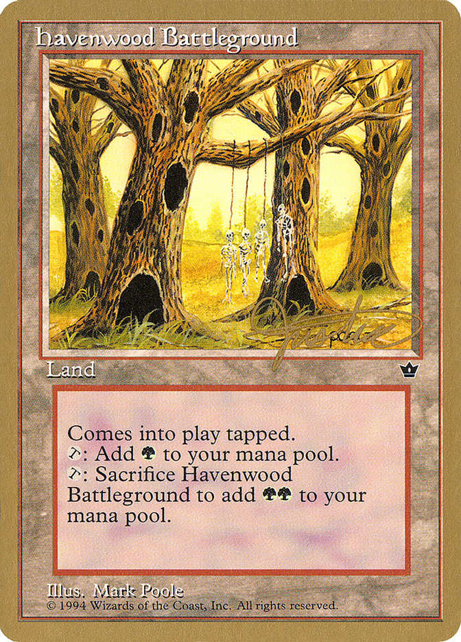 Havenwood Battleground (Mark Justice) [Pro Tour Collector Set] | Exor Games Summserside