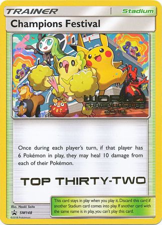 Champions Festival (SM148) (2018 Top Thirty Two) [Sun & Moon: Black Star Promos] | Exor Games Summserside