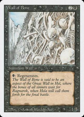 Wall of Bone [Revised Edition] | Exor Games Summserside