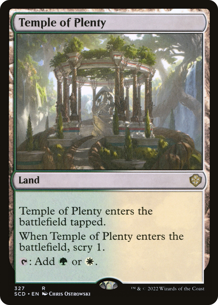 Temple of Plenty [Starter Commander Decks] | Exor Games Summserside