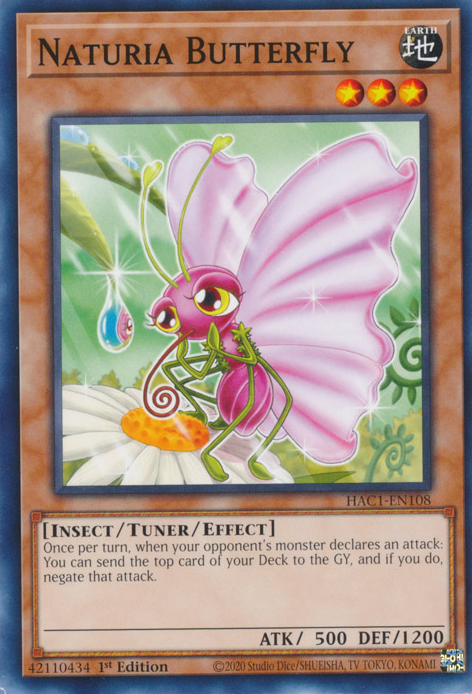 Naturia Butterfly [HAC1-EN108] Common | Exor Games Summserside