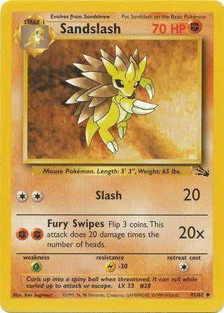 Sandslash (41/62) [Fossil Unlimited] | Exor Games Summserside