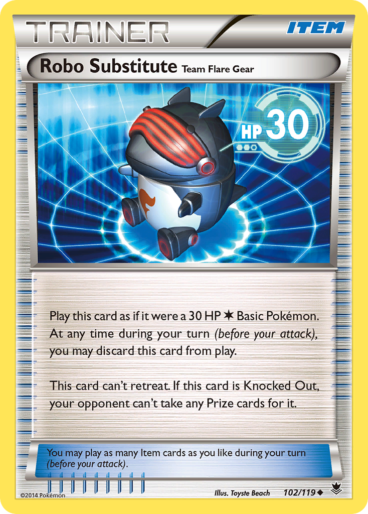 Robo Substitute Team Flare Gear (102/119) [XY: Phantom Forces] | Exor Games Summserside