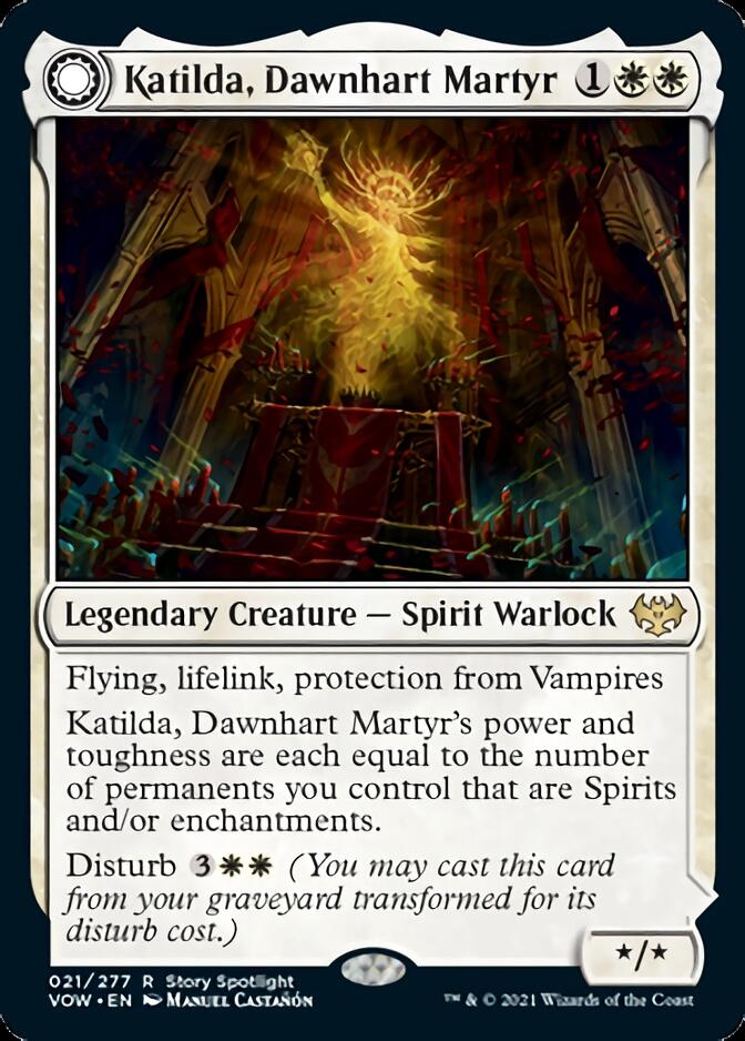 Katilda, Dawnhart Martyr // Katilda's Rising Dawn [Innistrad: Crimson Vow] | Exor Games Summserside