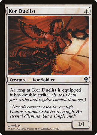 Kor Duelist [Zendikar] | Exor Games Summserside
