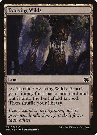 Evolving Wilds [Modern Masters 2015] | Exor Games Summserside