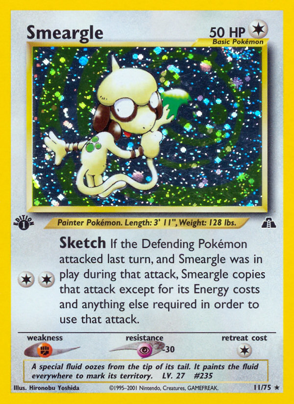 Smeargle (11/75) [Neo Discovery 1st Edition] | Exor Games Summserside