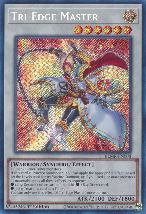 Tri-Edge Master [BLMR-EN008] Secret Rare | Exor Games Summserside