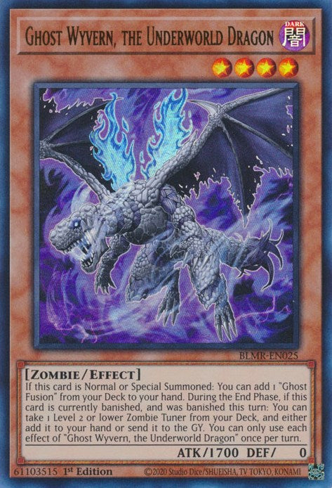 Ghost Wyvern, the Underworld Dragon [BLMR-EN025] Ultra Rare | Exor Games Summserside