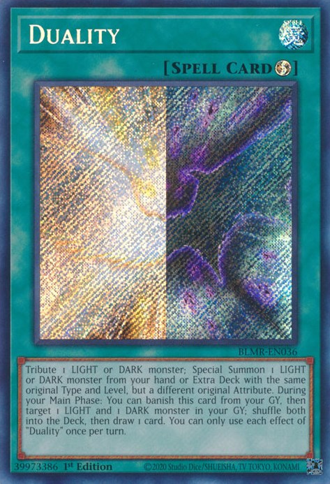 Duality [BLMR-EN036] Secret Rare | Exor Games Summserside