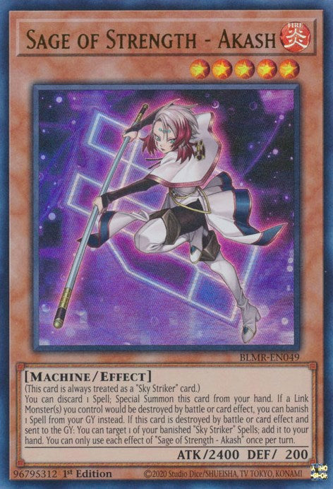 Sage of Strength - Akash [BLMR-EN049] Ultra Rare | Exor Games Summserside